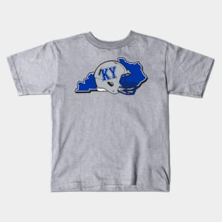 Kentucky State of Football Kids T-Shirt